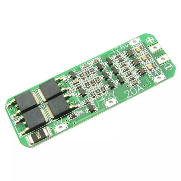 3S 20A 18650 Li-ion Lithium Battery Charger BMS Protection Board For Drill Motor 12.6V Lipo Cell Module 64x 20x3.4MM - Image 3