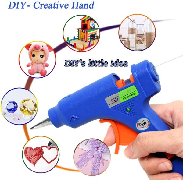 Hot Melt Glue gun Small Size with 3 Pcs Glue Sticks - Image 2