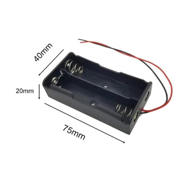 3.7V / 4.2V 18650 Battery Holder Case Box 2 cell - Image 2