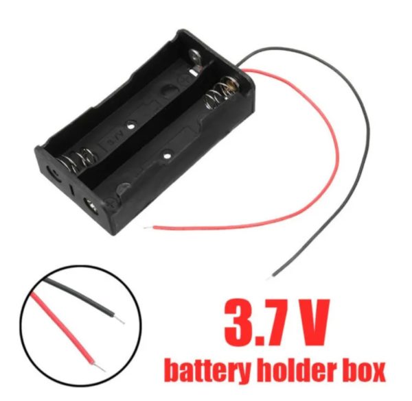 3.7V / 4.2V 18650 Battery Holder Case Box 2 cell