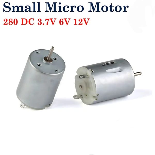 280 Small Micro Motor 280 DC 3V 6V 12V For RC Toy Car Boat Electric Motor Bicycle Mini Drill Household Hair Dryer Electric Tools - Image 2