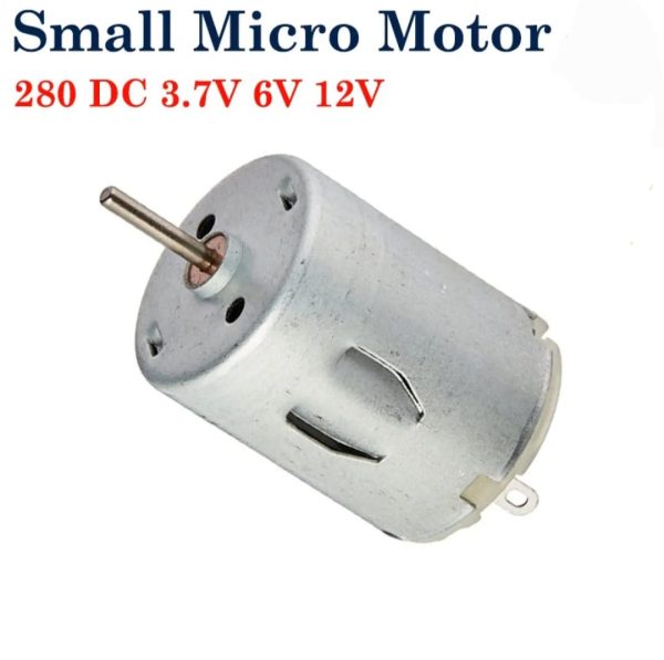 280 Small Micro Motor 280 DC 3V 6V 12V For RC Toy Car Boat Electric Motor Bicycle Mini Drill Household Hair Dryer Electric Tools - Image 3