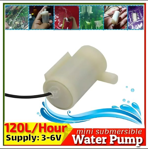 3-5V USB Mini Submersible DC Water Pump 120LH for Aquarium - Image 4