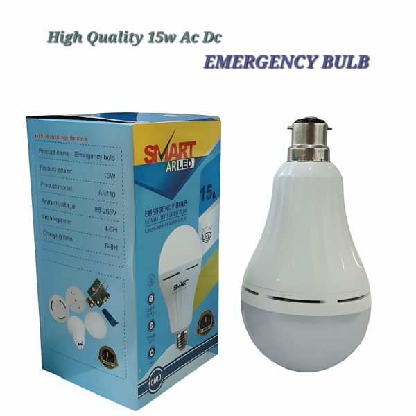 SMART AR 15w Emergency LED BULB, Type B22 (Pin) - Image 3