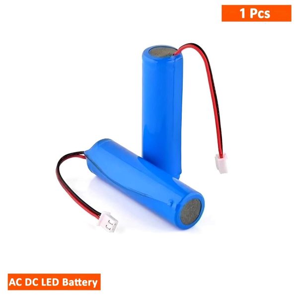 HEAVY WEIGHT 3.7V 18650 JST Co 3.7V Lithium Rechargeable Battery With 2mm JST & Cables For AC DC LED Light Flashlights Power Bank - lithium battery