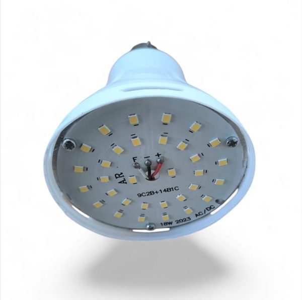 AC/DC 18watt backup led light with high quality battery, long time backup with control board, B22 (Pin) / E27(Patch - Image 2